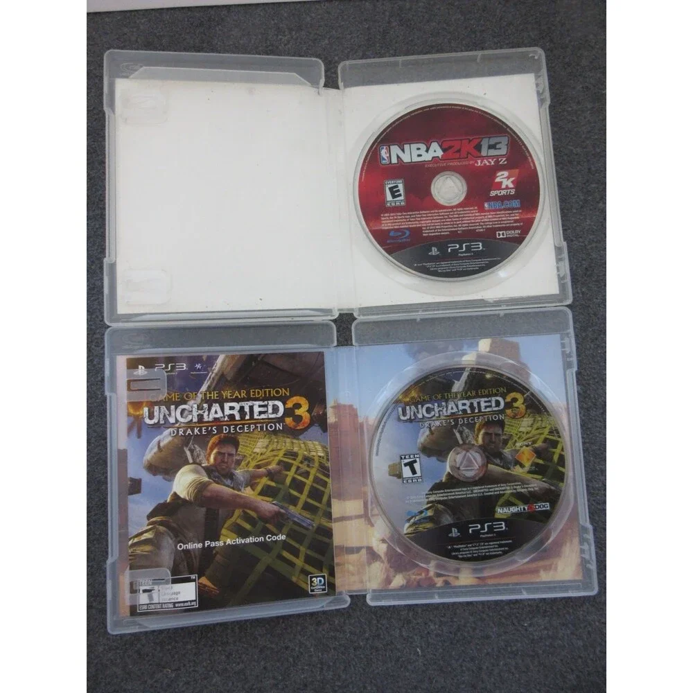 Lot of 10 Playstation 3 Games - Call of Duty Destiny Uncharted 3 NBA NHL NFL